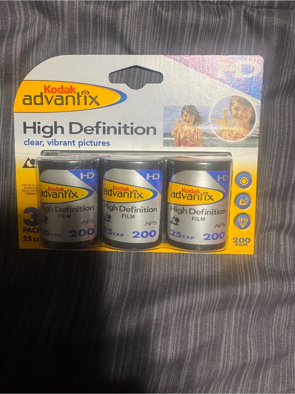 *Kodak Advantix High Definition 200 APS Film - Yellow, Blue, Black